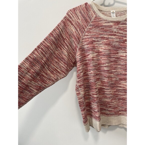Marine Layer Reversible Raglan Sweatshirt Rose Space Pullover Women's Large Pink - Picture 3 of 8